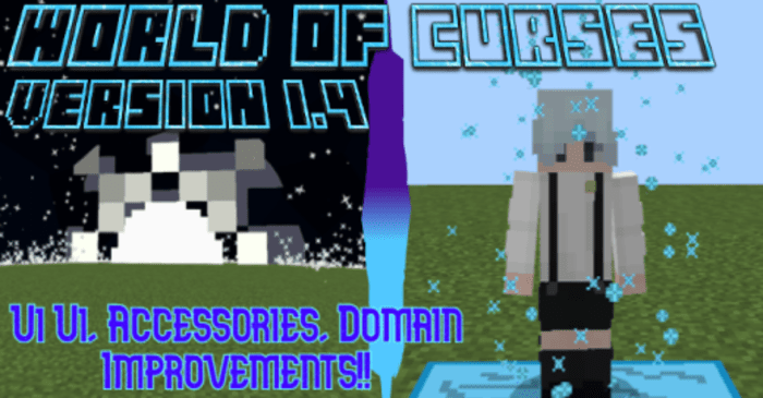 World Of Curses Addon (1.20) - MCPE/Bedrock Jujutsu Kaisen Mod 1