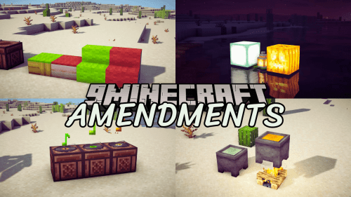 Amendments Mod (1.20.4, 1.20.1) – Enhances Existing Vanilla Blocks Thumbnail