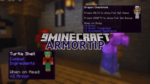 Armortip Mod (1.20.4, 1.20.1) – Visual Preview of Armor Thumbnail