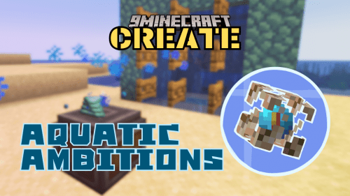 Create: Aquatic Ambitions Mod (1.20.1) – Craft Prismarine Automation Thumbnail