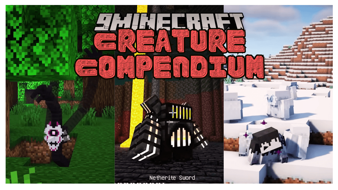 Creature Compendium Mod (1.20.1) - Beasts, Golems, and Curses 1