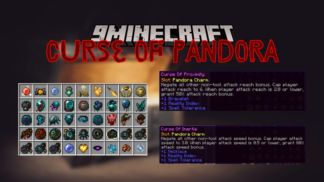 Curse of Pandora Mod (1.20.1) - A lot of Items to Strengthen The Player 1