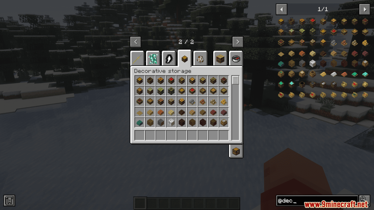 Decorative Storage Mod (1.20.1, 1.19.2) - Versatile Barrel Types 2