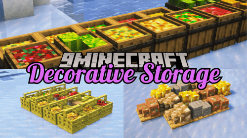 Decorative Storage Mod (1.20.4, 1.20.1) – Versatile Barrel Types Thumbnail