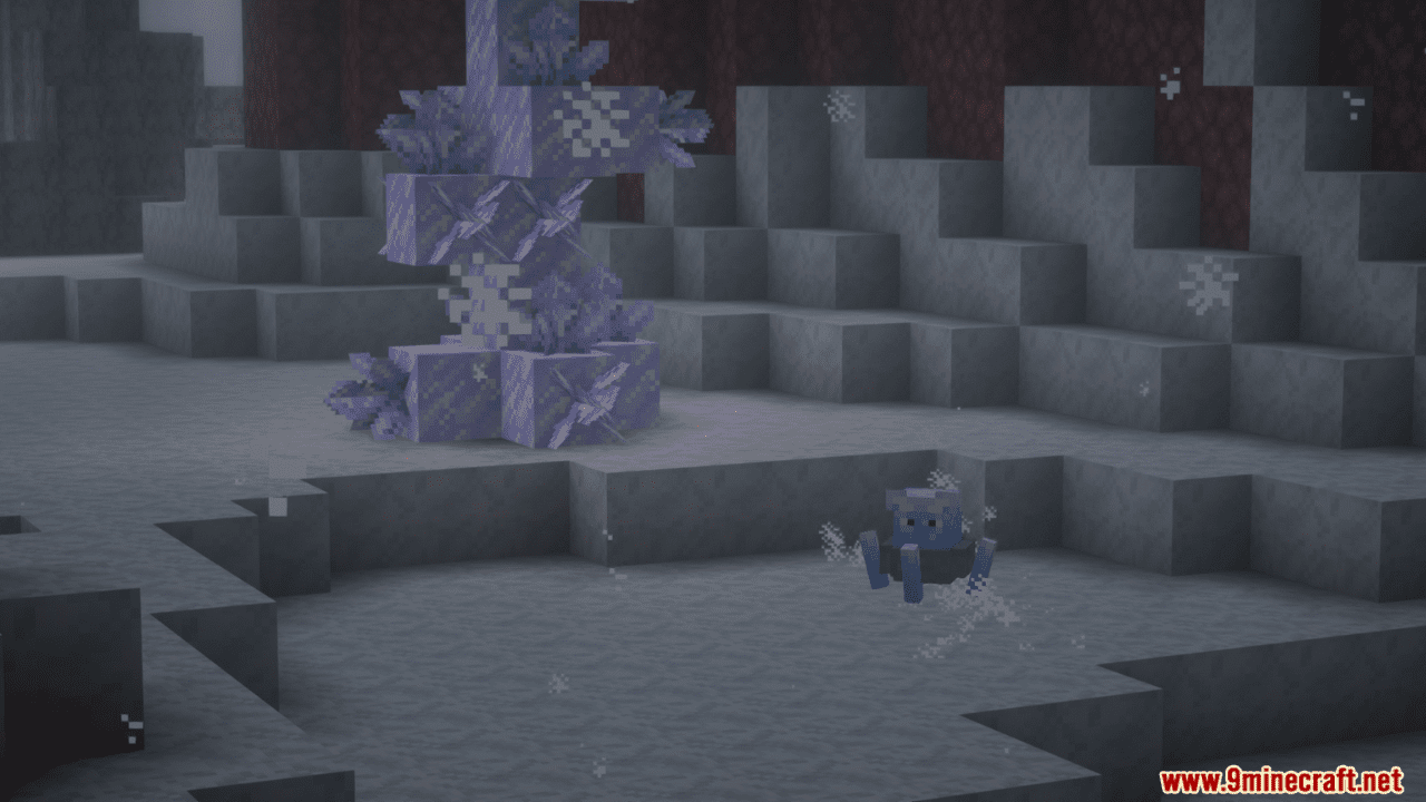 A Cold Day In The Nether Mod (1.20.1) - Freezing Winds and Icy Terrain in the Nether 6
