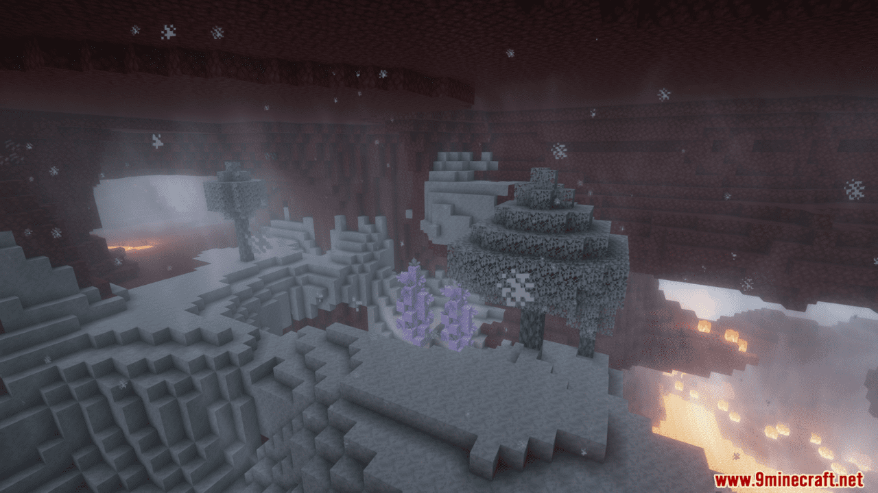 A Cold Day In The Nether Mod (1.20.1) - Freezing Winds and Icy Terrain in the Nether 4