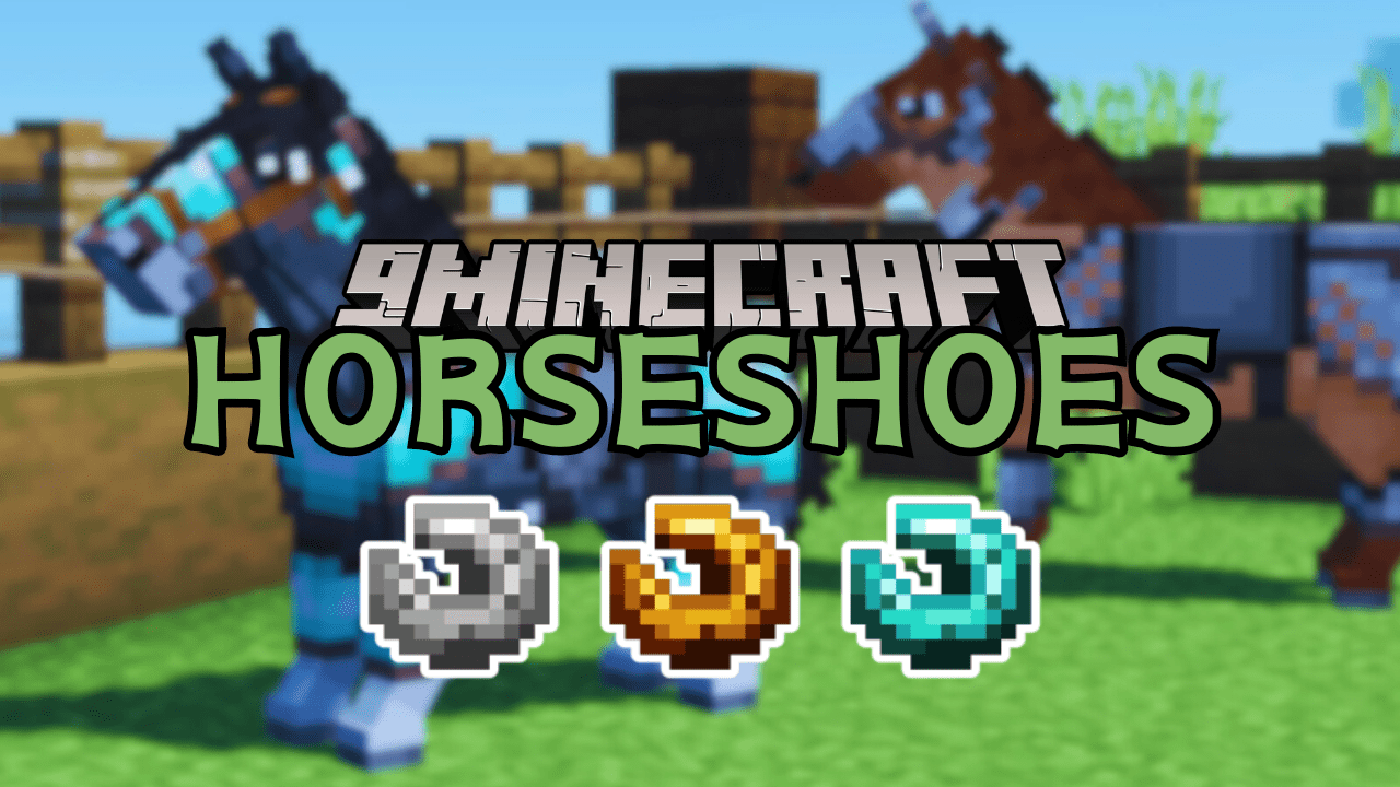 Horseshoes Mod (1.21.1, 1.20.1) - Enhance Your Mount's Speed and Protection 1