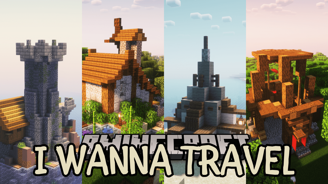 I Wanna Travel Mod (1.20.1) - Over 30 Unique Structures 1