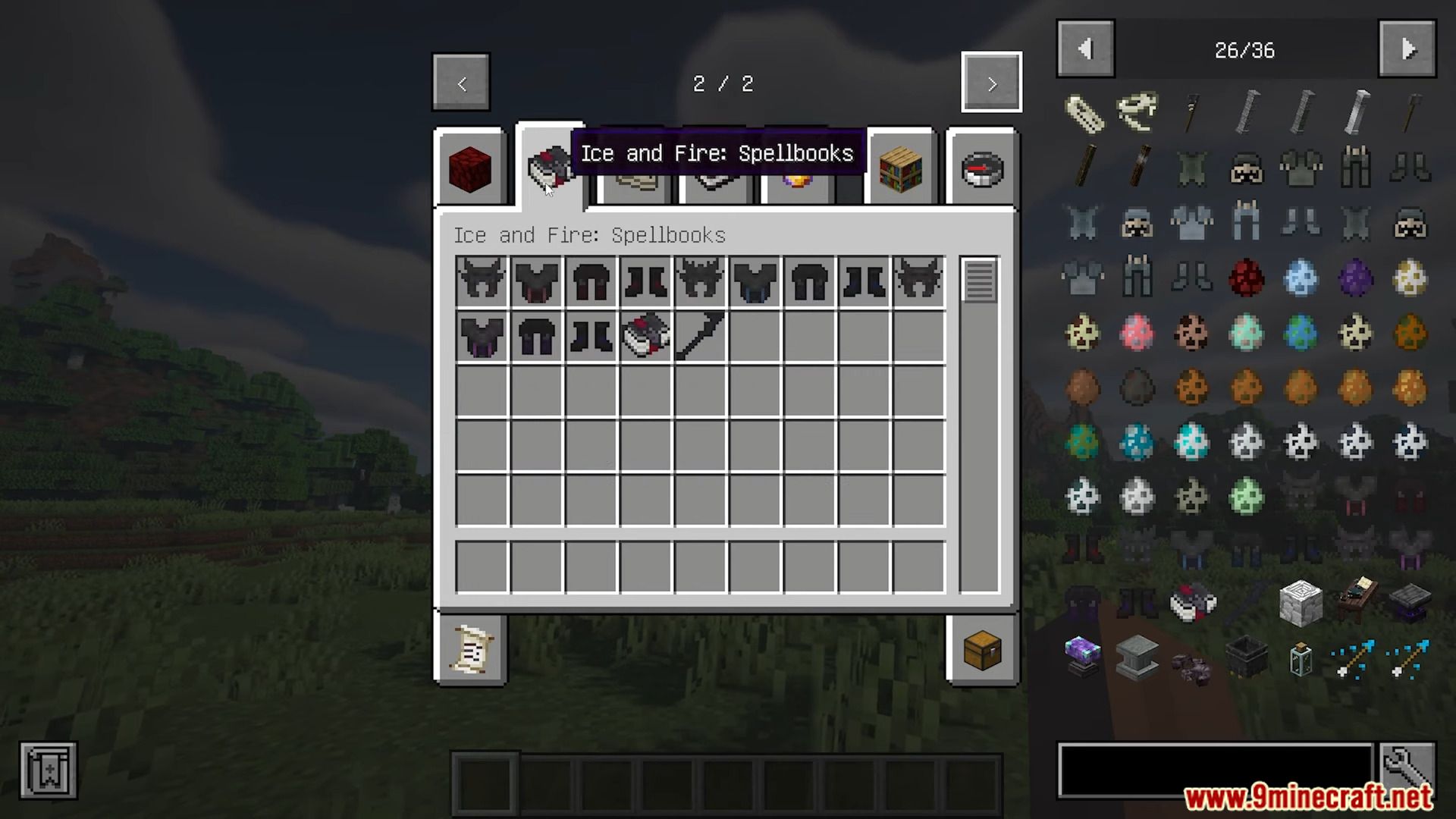 Ice and Fire: Spellbooks Mod (1.20.1, 1.19.2) - Mage Armor Sets and Legendary Spellbooks 2