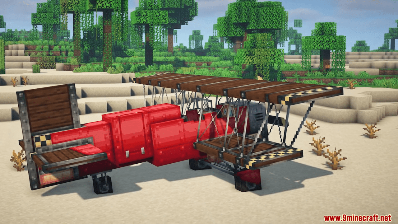 Man of Many Planes Mod (1.20.1, 1.19.2) - Two New Aircrafts 12