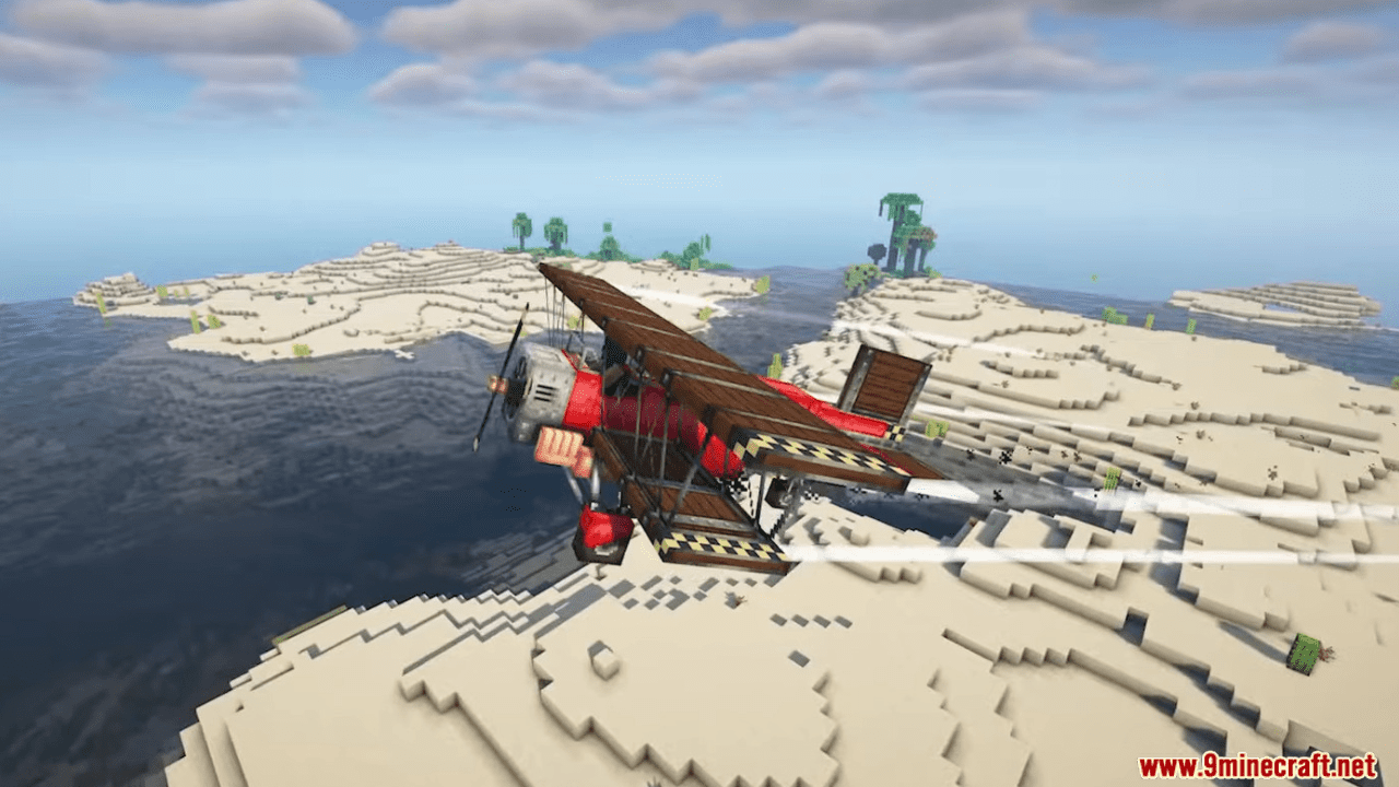 Man of Many Planes Mod (1.20.1, 1.19.2) - Two New Aircrafts 4