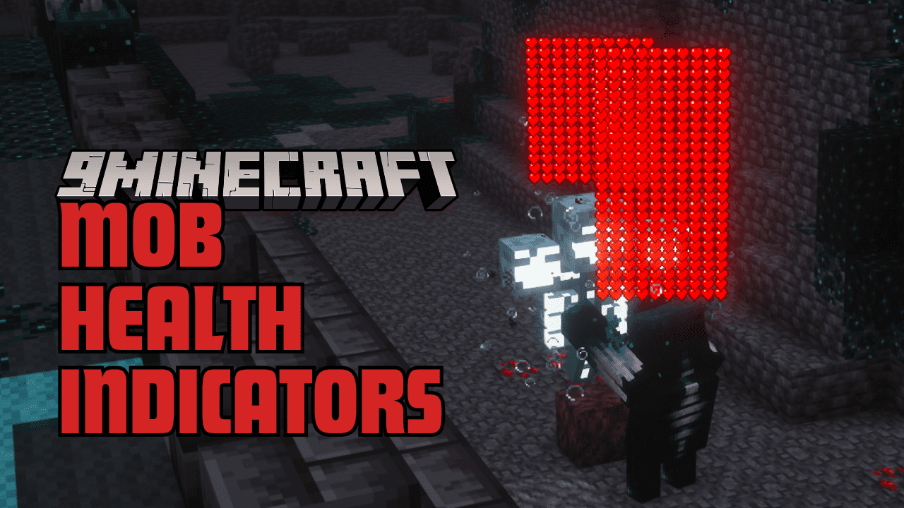 Mob Health Indicators Mod (1.20.6, 1.20.4) - Health Bars Above Mobs 1