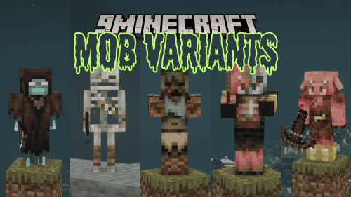 Mob Variants Mod (1.21.1, 1.20.1) – New Power of Minecraft Hostiles Thumbnail