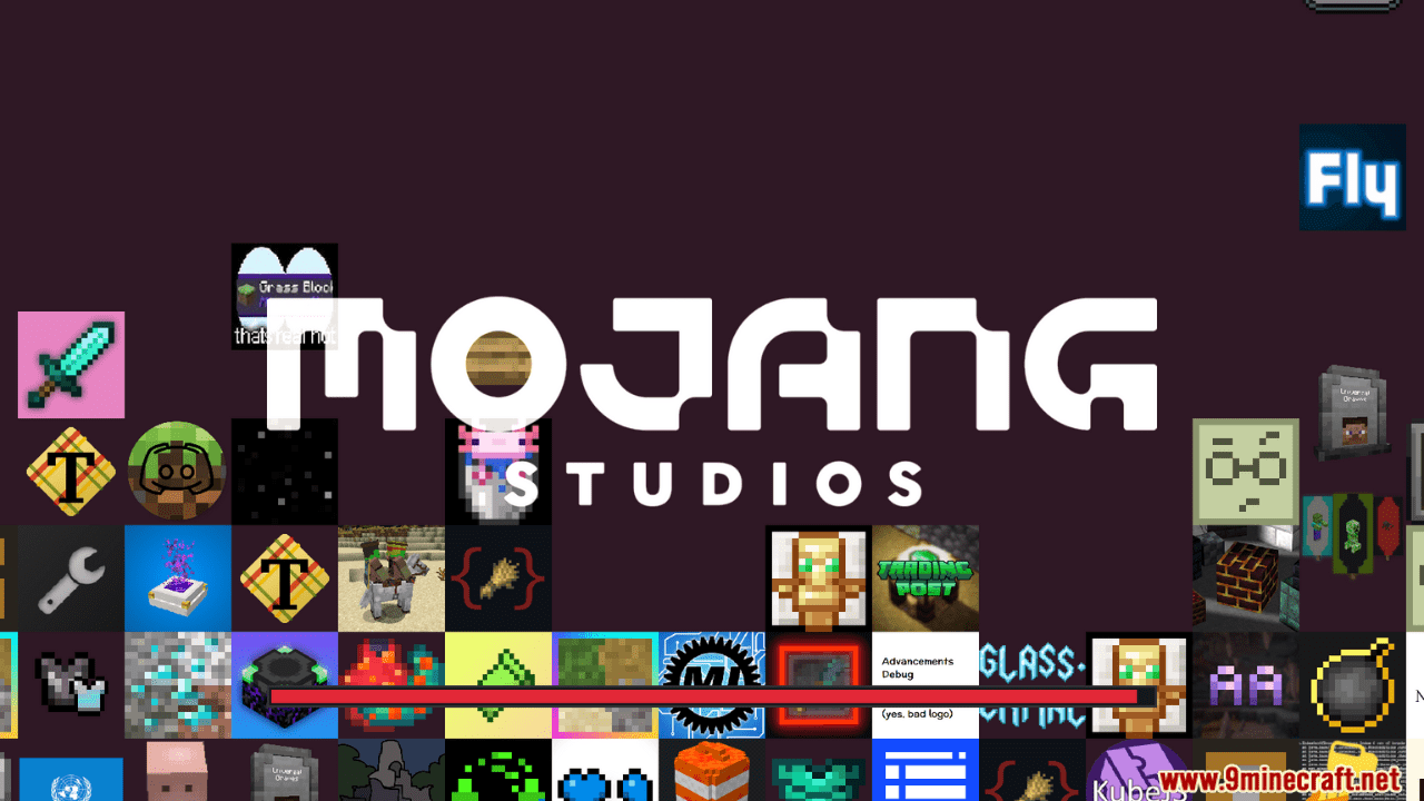 Mod-erate Loading Screen Mod (1.20.4, 1.19.2) - Loading Screen with Falling Mod Icons 2