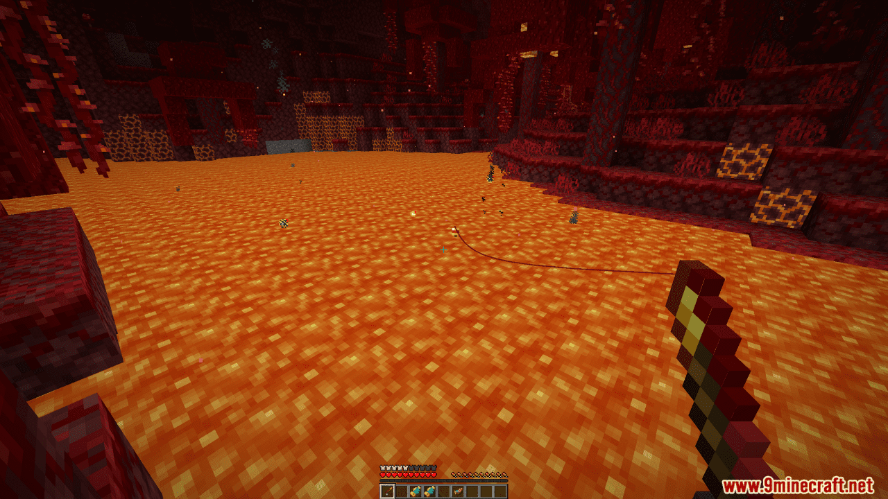 Nether Additions Mod (1.20.4, 1.20.1) - Lava Fishing and Basalt Block Varieties 5