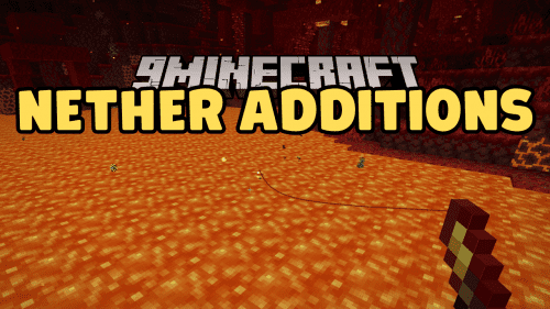 Nether Additions Mod (1.20.4, 1.20.1) – Lava Fishing and Basalt Block Varieties Thumbnail