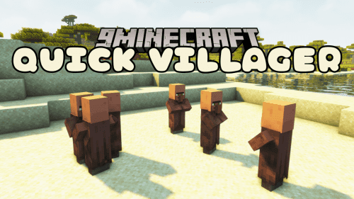 Quick Villagers Mod (1.20.4, 1.20.1) – Pick Up Villagers as Spawn Eggs Thumbnail