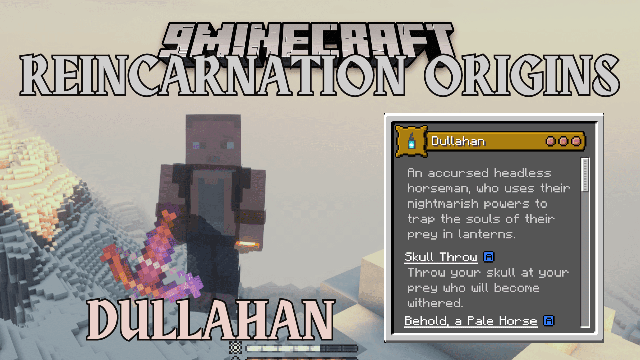Reincarnation Origins: Dullahan Mod (1.20.4, 1.19.2) - The Ultimate Hunter of The Night 1