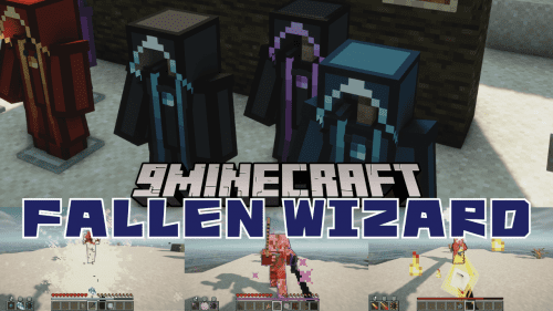 Fallen Wizards Mod (1.21.1, 1.20.1) – Dark Fire, Dark Frost, and Dark Arcane Spell Books Thumbnail