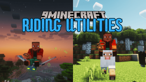 Riding Utilities Mod (1.20.1, 1.18.2) – Mount any Mob in the Game Thumbnail