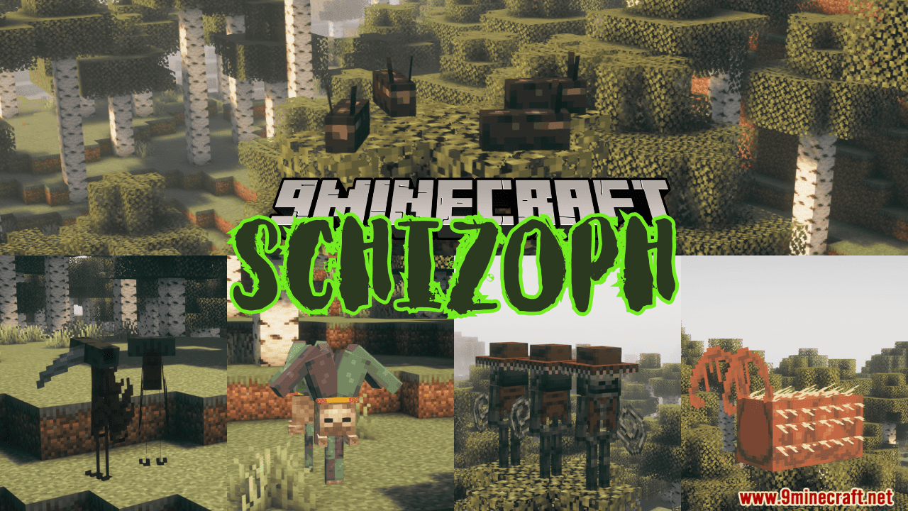 Schizoph Mod (1.20.1, 1.19.4) - Monsters in Forests and Caves 1