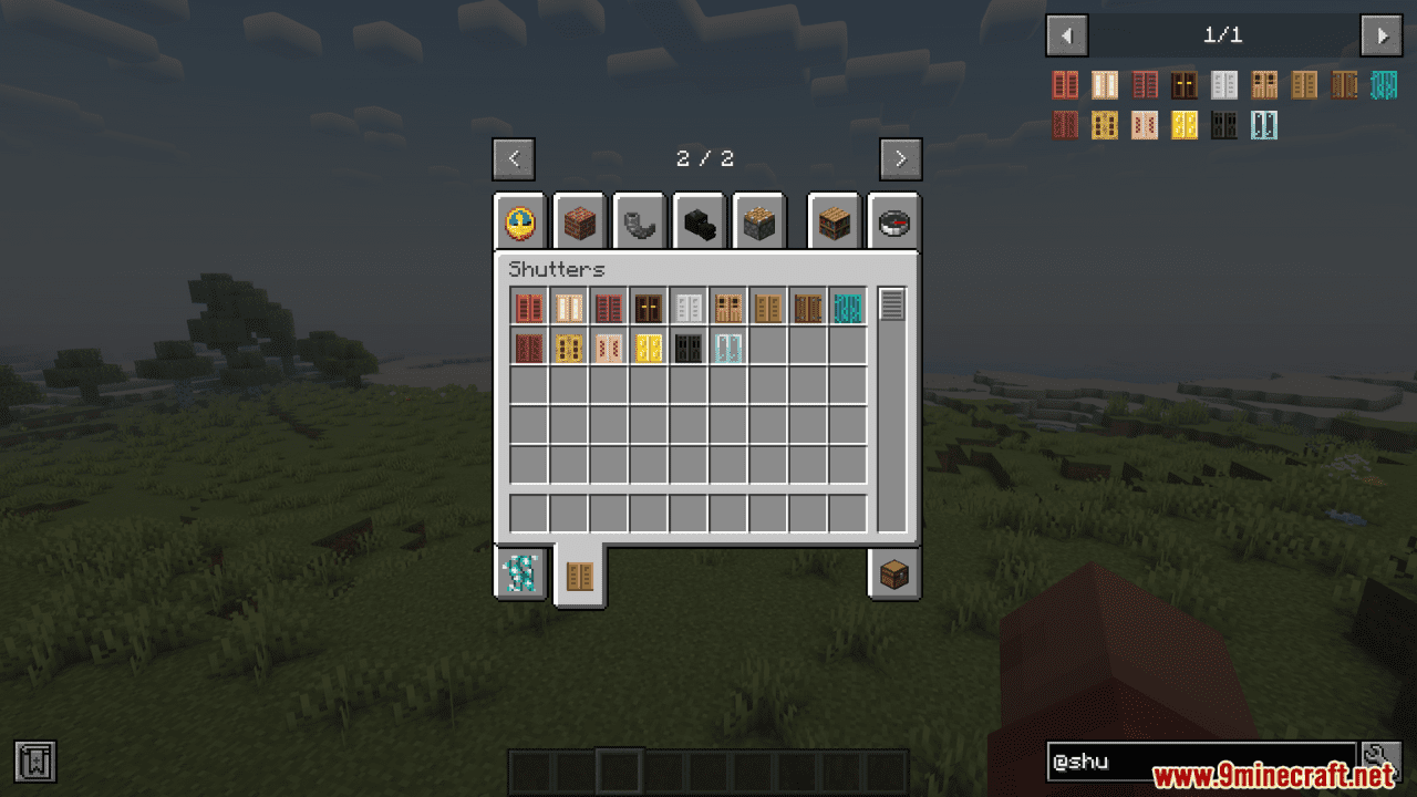 The New Shutters Mod (1.20.4, 1.20.1) - New Decoration Block Variant 2