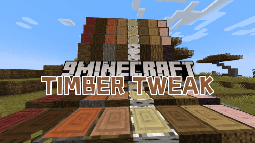 Timber Tweak Mod (1.20.4, 1.20.1) – Realistic Tree Chopping Mechanic Thumbnail