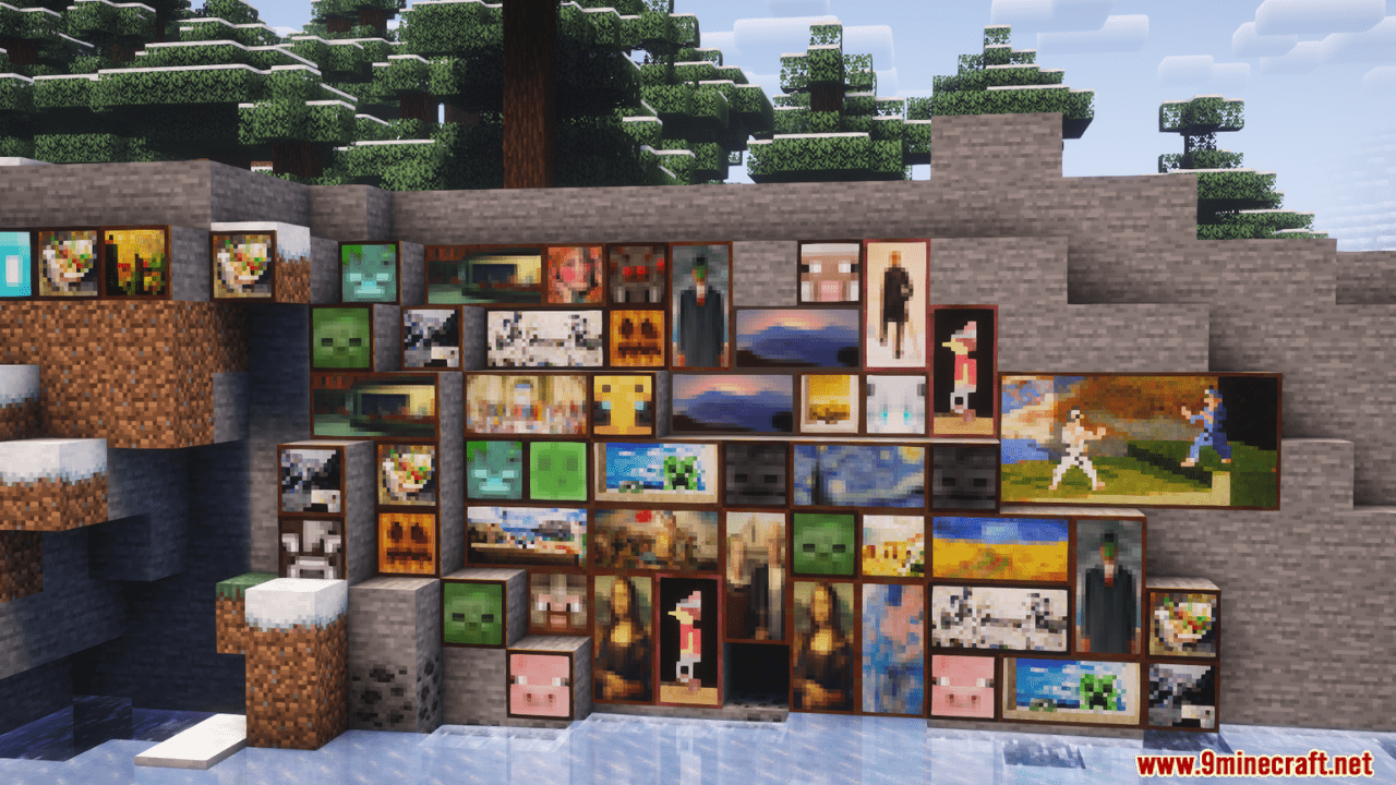 Too Many Paintings Mod (1.20.4, 1.19.2) - Over 50 New Paintings 4
