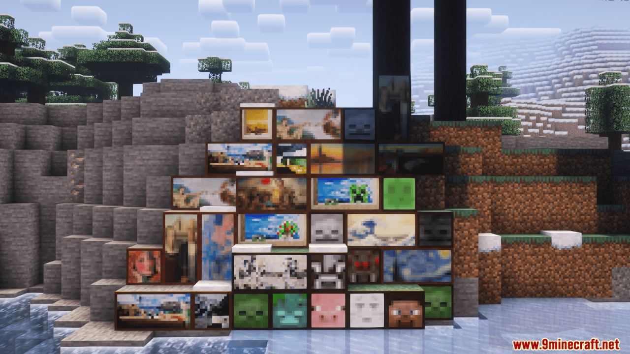 Too Many Paintings Mod (1.20.4, 1.19.2) - Over 50 New Paintings 3