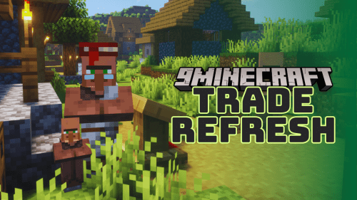 Trade Refresh Mod (1.21.1, 1.20.1) – Refresh Button in The Trading Menu Thumbnail