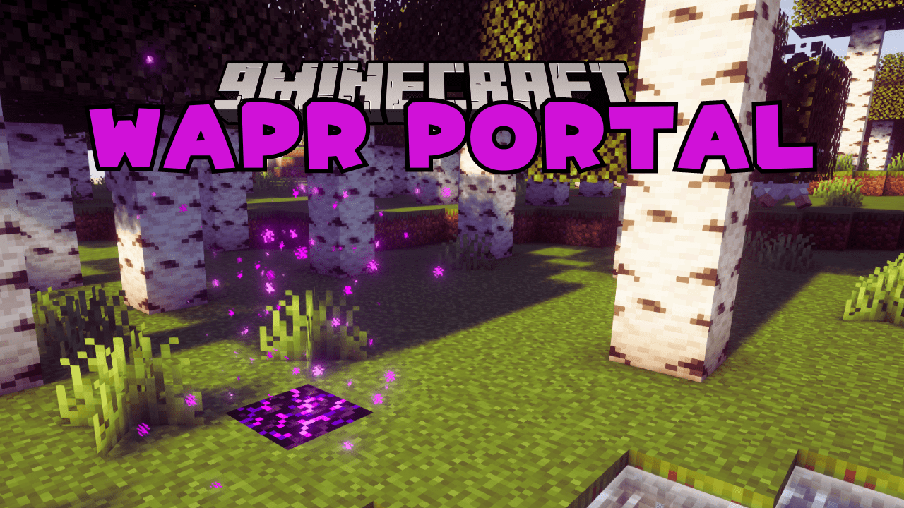 Warp Portals Mod (1.21, 1.20.1) - Portal teleportation 1