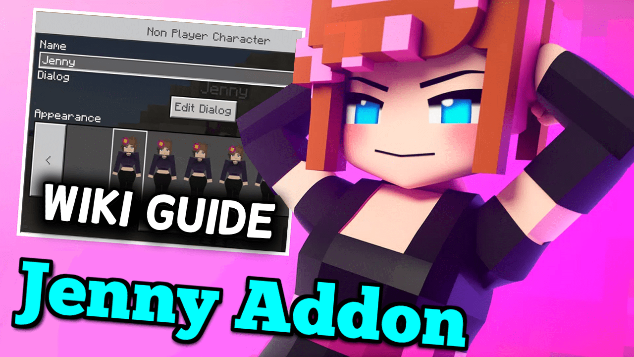 Jenny Add-on (Fapcraft) APK MCPE Full Guide - How to use, Tutorial 1