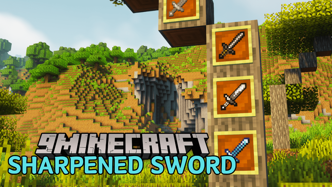 Sharpened Swords Mod (1.20.4, 1.20.1) - New Swords Collection 1