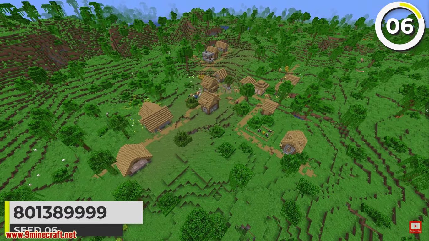 Top 20 Best Village Seeds For Minecraft (1.20.6, 1.20.1) - Java Edition 17