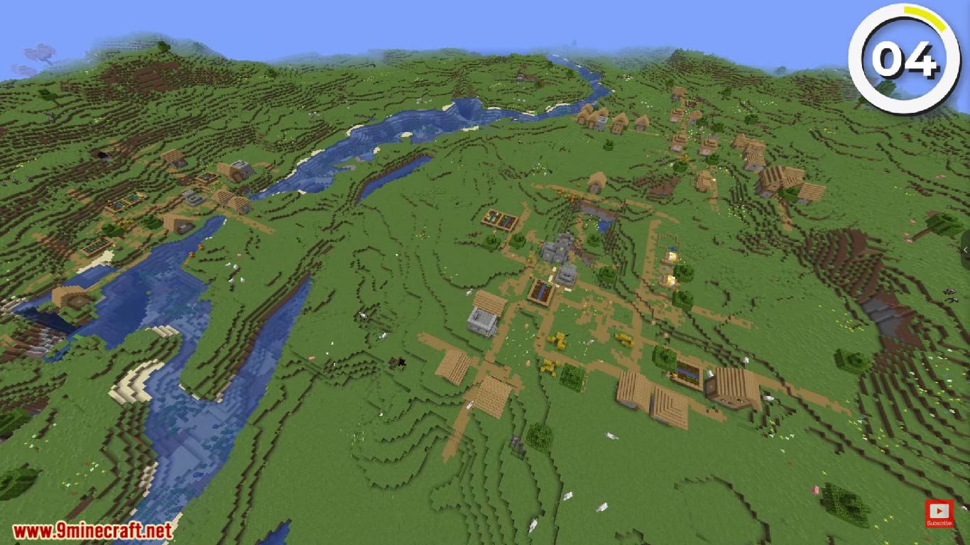 Top 20 Best Village Seeds For Minecraft (1.20.6, 1.20.1) - Java Edition 11