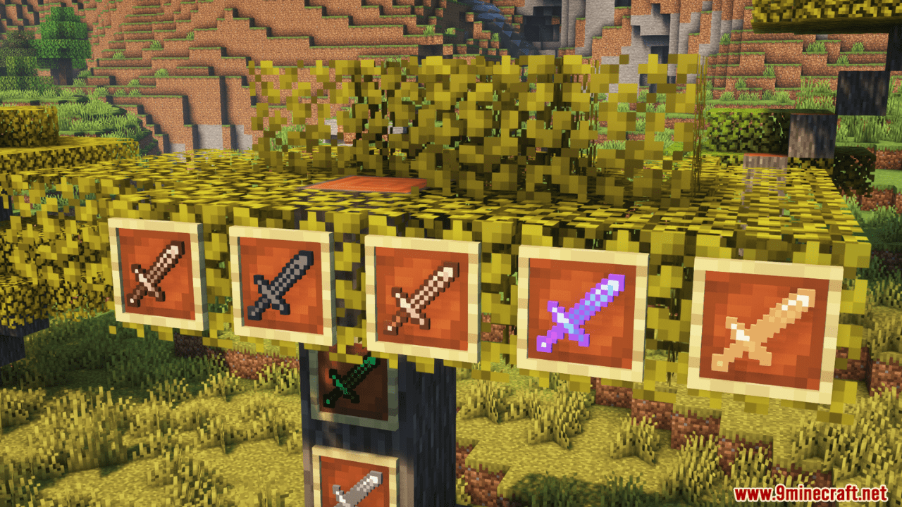 Sharpened Swords Mod (1.20.4, 1.20.1) - New Swords Collection 4