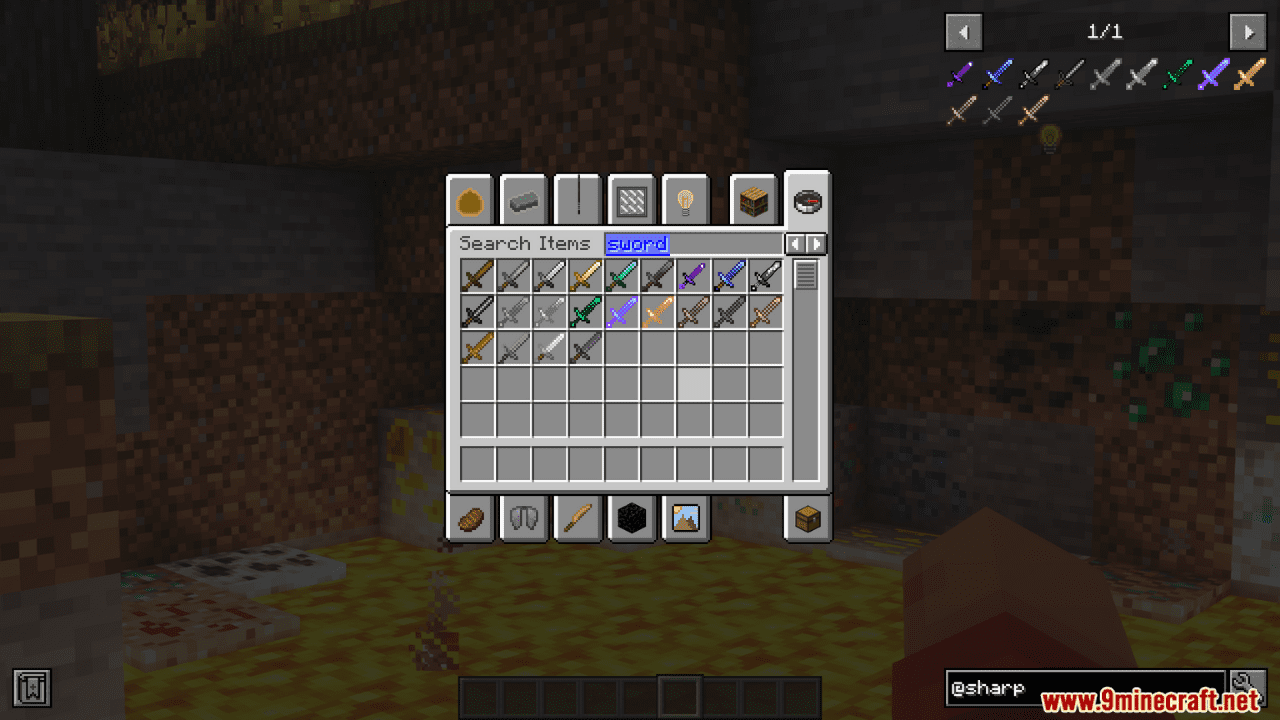 Sharpened Swords Mod (1.20.4, 1.20.1) - New Swords Collection 2