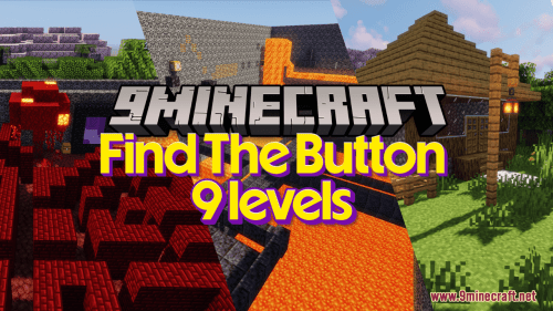 9-Level Find The Button Map (1.21.1, 1.20.1) – Button Quest Thumbnail