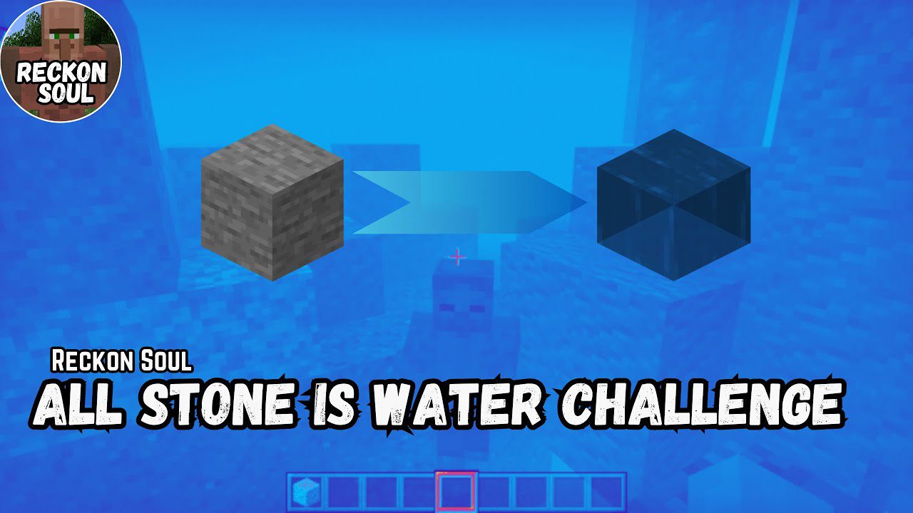 All Stone is Water Addon (1.20) - MCPE/Bedrock Mod 1