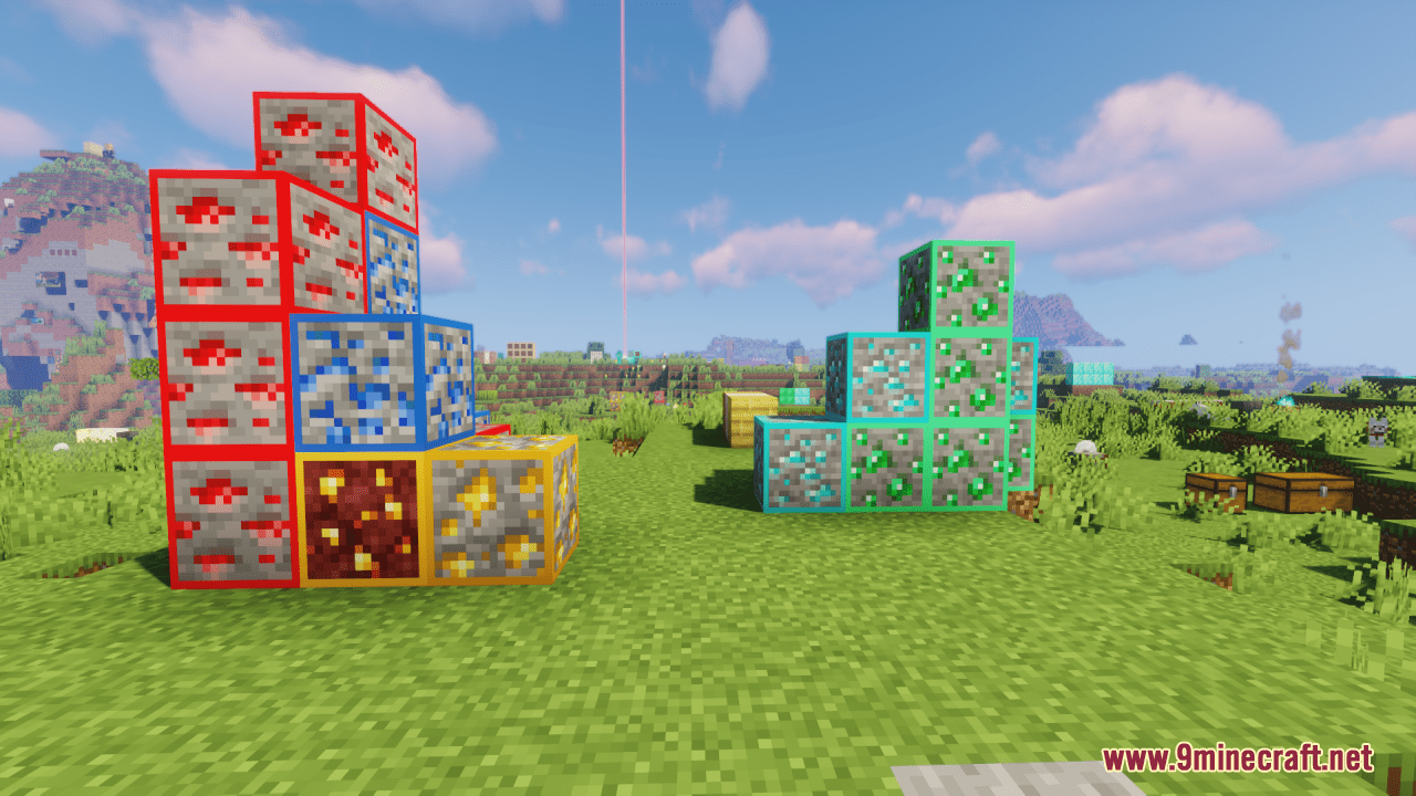 Alloy's Visible Ores Resource Pack (1.20.6, 1.20.1) - Texture Pack 2