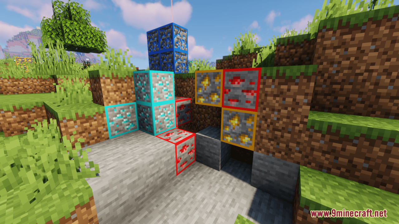 Alloy's Visible Ores Resource Pack (1.20.6, 1.20.1) - Texture Pack 6