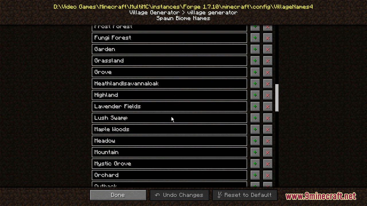 AstroTibs's Village Names Mod (1.12.2, 1.7.10) - Generate Names for Villages 14