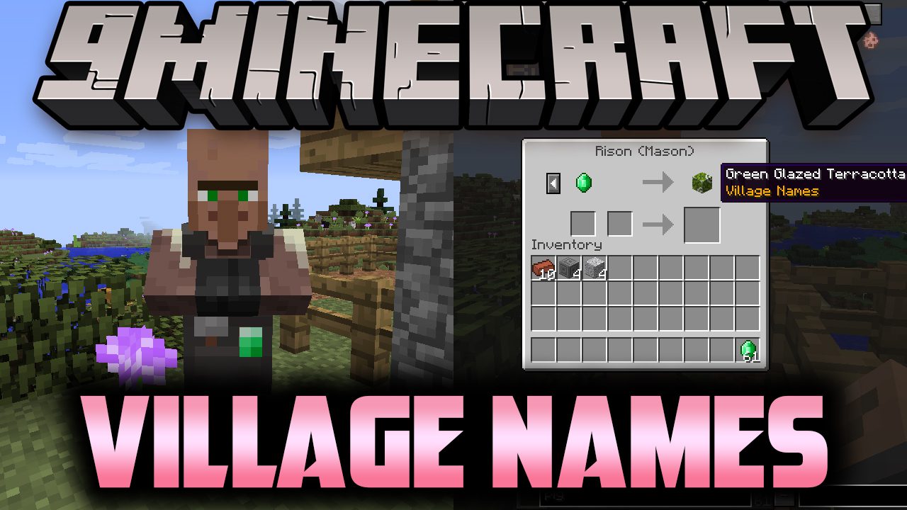 AstroTibs's Village Names Mod (1.12.2, 1.7.10) - Generate Names for Villages 1