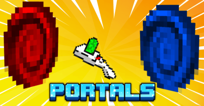 Basic Portals Addon (1.20) - MCPE/Bedrock Mod 1