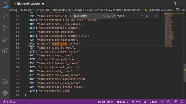 Biome Id Fixer Mod (1.16.5) - Prevent Changing Biomes by Different Mods 2