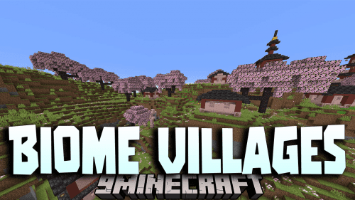 Biome Villages Data Pack (1.20.5, 1.19.4) – Experience The Vibrant Tapestry Of Village Life! Thumbnail