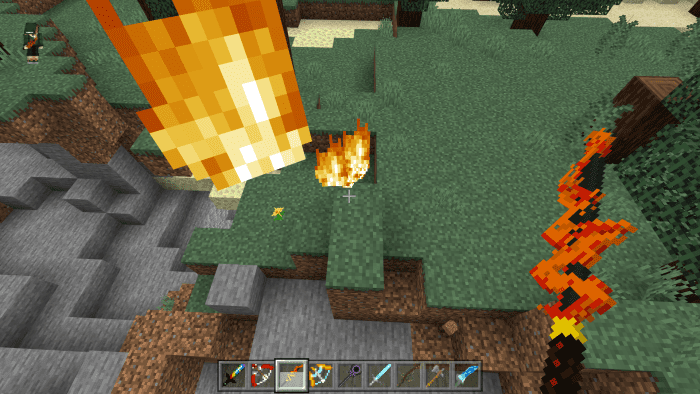 Blaze Magic Addon (1.20) - MCPE/Bedrock Mod 3