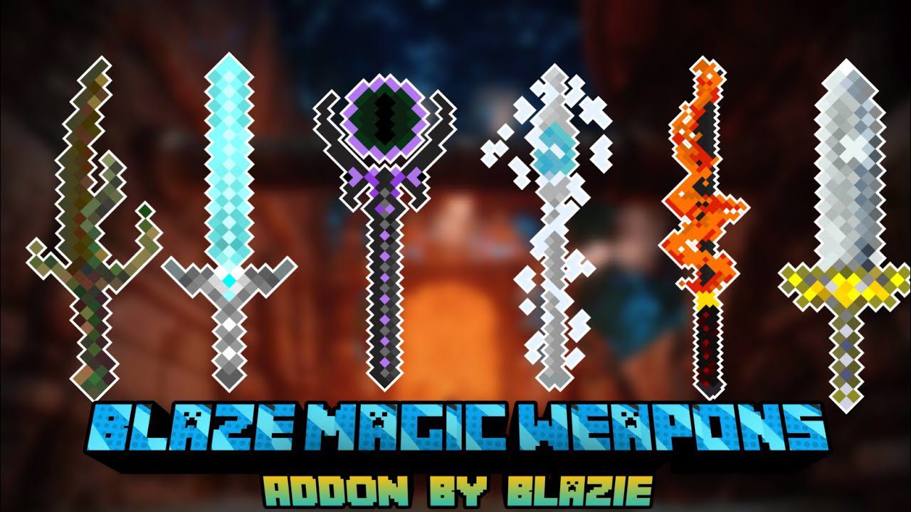 Blaze Magic Addon (1.20) - MCPE/Bedrock Mod 1