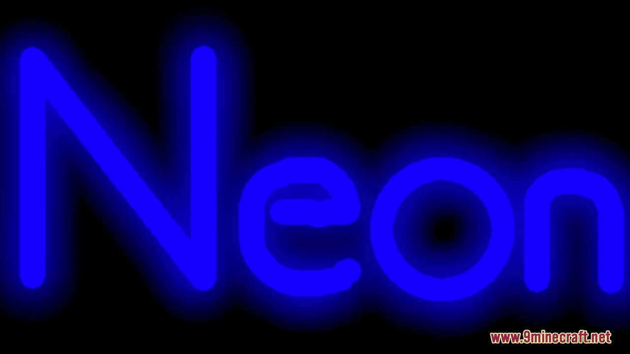 Blue Neon GUI Resource Pack (1.20.6, 1.20.1) - Texture Pack 1