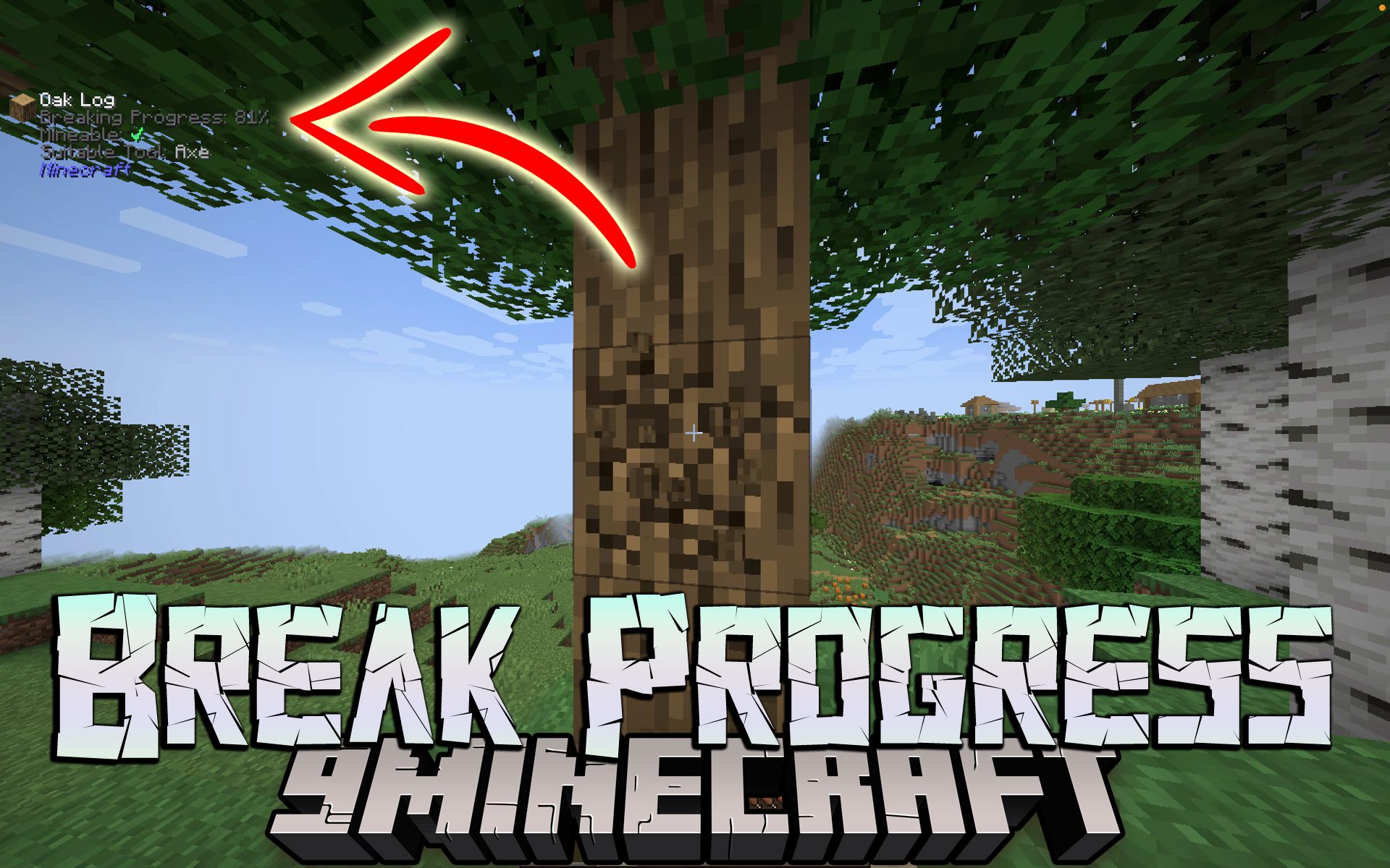 Break Progress Mod (1.18.2, 1.16.5) - Additional Information for WAILA 1